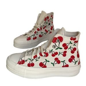 Converse Chuck Taylor Lift Platform Cherry High Top Women 6.5 EU 37 Y2K